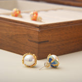 Colourful Pearl Earrings – Fashionable High-End Jewellery for Women