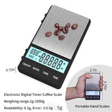Household Mini Coffee Scale 0.1g Hand Brewed Coffee Electronic Scale Kitchen Baking Palm Scale