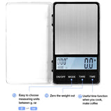 Household Mini Coffee Scale 0.1g Hand Brewed Coffee Electronic Scale Kitchen Baking Palm Scale