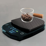 New Italian Coffee Electronic Scale Multi Functional Hand Flush Household Weighing Electronic Scale Timing Kitchen Food Coffee Scale