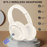 Wireless Bluetooth Headset – Battery Display, Long Battery Life & Foldable Design