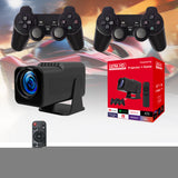 F600 4K Portable Wireless Projector – 1080P Full HD, Android, 180° LCD, MP3 & 32GB Gaming Outdoor Projector