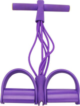 6-Tube Resistance Band Foot Pedal Stretcher – Sit-Up & Yoga Fitness Rope
