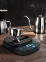 New Italian Coffee Electronic Scale Multi Functional Hand Flush Household Weighing Electronic Scale Timing Kitchen Food Coffee Scale