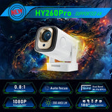 HY260Pro 4K Smart Android 11 Projector – 1080P Auto Focus, 200 ANSI, 40–130" Portable Home Cinema