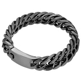 18K Gold Plated Double Buckle Bracelet – Electroplated Alloy Unisex Fashion Jewellery