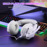 G2000 Wired Gaming Headset – Head-Mounted Esports Earphones for PC & Computer