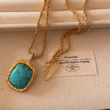 Vintage Worn-Out Sweater Chain Necklace – Light Luxury Niche Jewellery