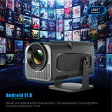 HY320 HD Short Focus Home Cinema Projector – 4K Support, 720P Wall Projection