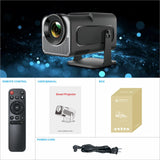 HY320 HD Short Focus Home Cinema Projector – 4K Support, 720P Wall Projection