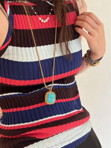 Vintage Worn-Out Sweater Chain Necklace – Light Luxury Niche Jewellery