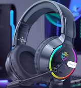 Soulbytes S19 RGB Wired Gaming Headset – 50mm Drivers, Protein Leather & LED Lighting