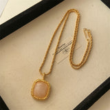 Vintage Worn-Out Sweater Chain Necklace – Light Luxury Niche Jewellery