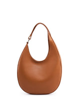 Genuine Leather Crescent Crossbody Bag – Niche Design Shoulder & Armpit Tote for Women