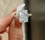 10 Carat Cushion Cut Engagement Ring